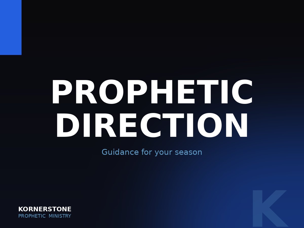 Prophetic Direction